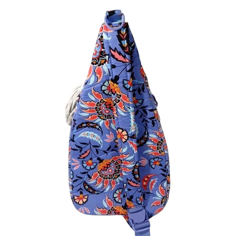VERA BRADLEY Essential Compact Sling Backpack Bag 27611 Mural Garden - Picture 3 of 5